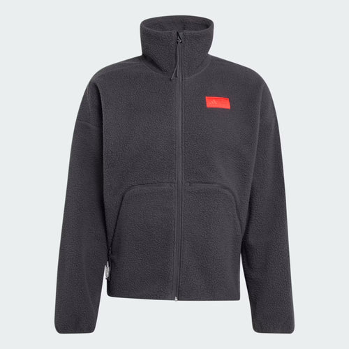 Audi Formula One Men's Team Elevated Polar Fleece Jacket - Utility Black Jackets Audi F1 