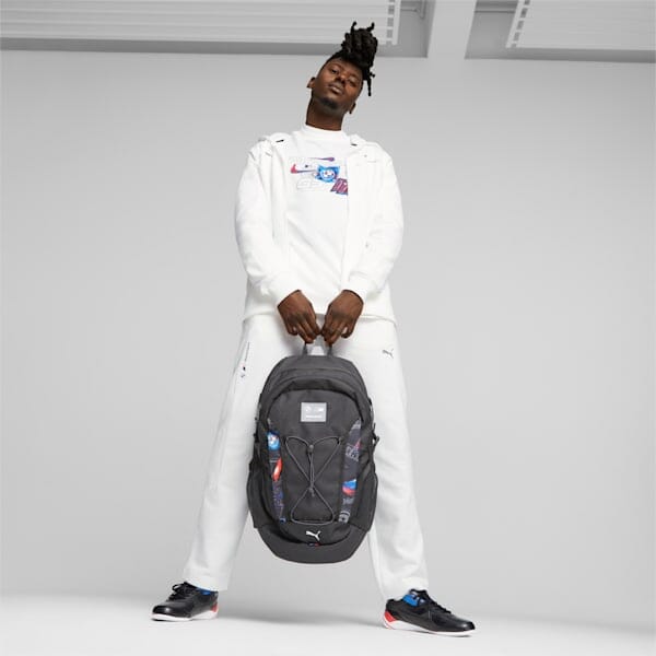 BMW M Motorsports Puma Statement Backpack- Black Bags BMW Motorsports 