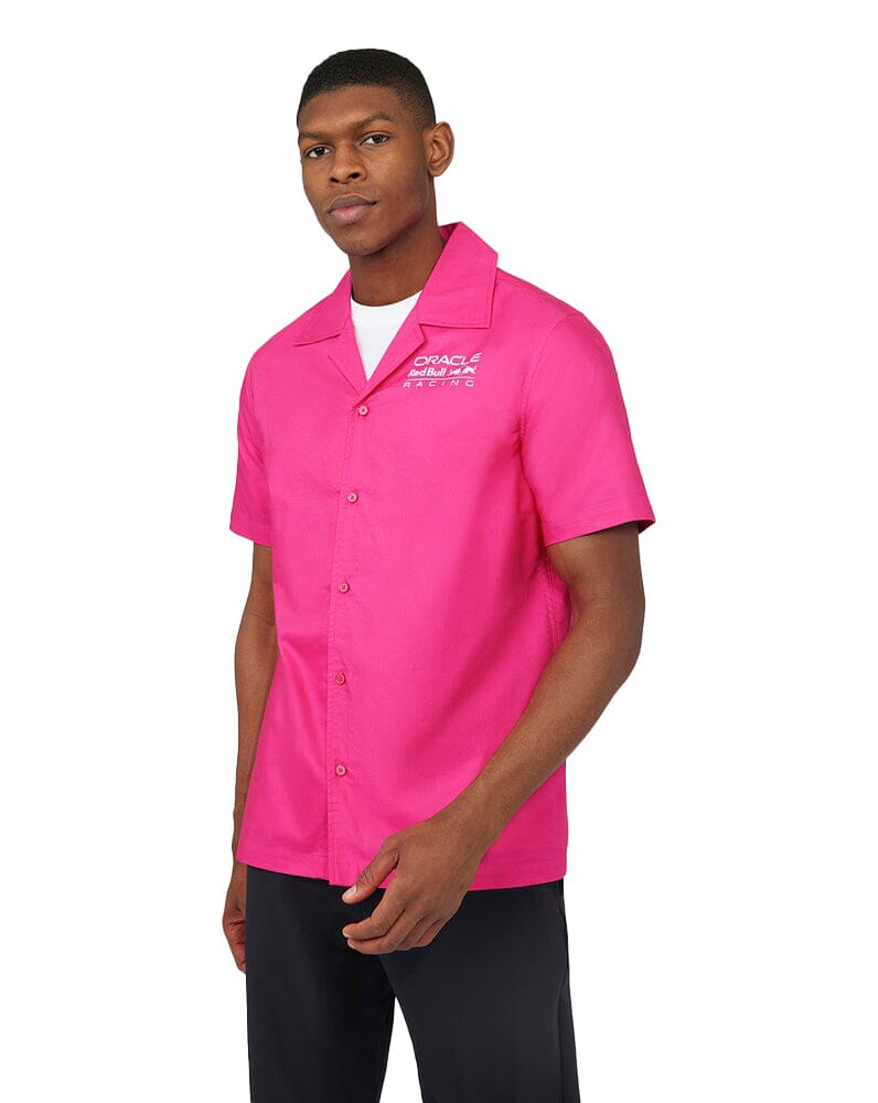 Red Bull Racing F1 Special Edition Miami Button Down Shirt - Pink Shirts Red Bull Racing 