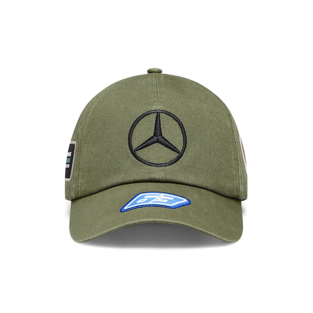 Mercedes Benz F1 Special Edition George Russell 2023 Vintage Baseball Hat-Green Hats Mercedes AMG Petronas 