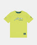 Aston Martin F1 Kimoa Fernando Alonso Heat Sealed Banded T-Shirt - Green/Lime T-shirts Aston Martin F1 