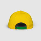 Ayrton Senna F1 Debossed Curved Peak Hat - Black/Yellow Hats Ayrton Senna 