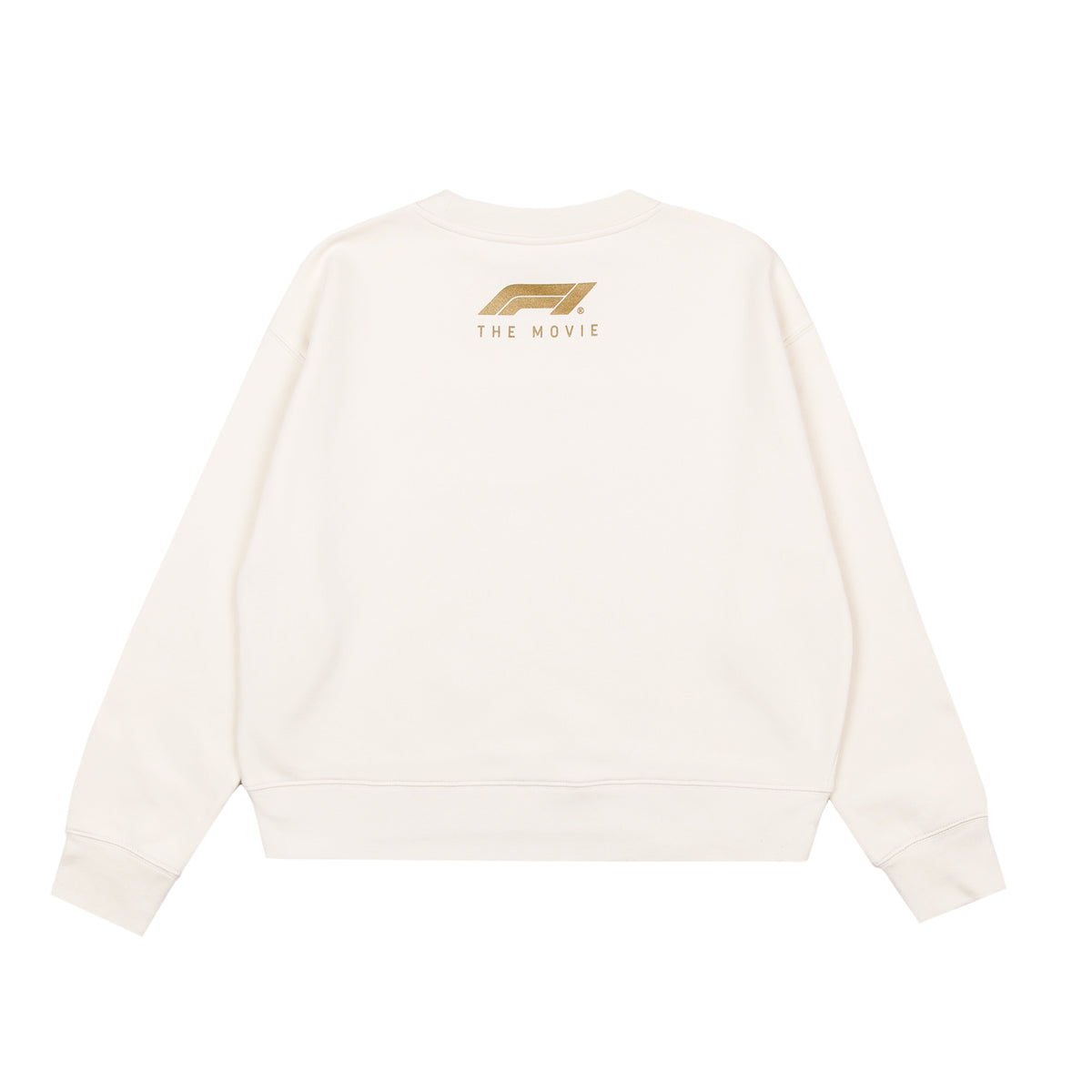Formula 1 Movie APXGP Team Crew Sweatshirt - Ivory White Sweatshirt Formula 1 