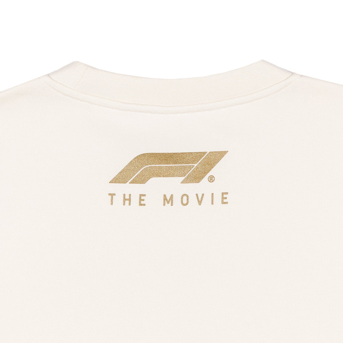 Formula 1 Movie APXGP Team Crew Sweatshirt - Ivory White Sweatshirt Formula 1 