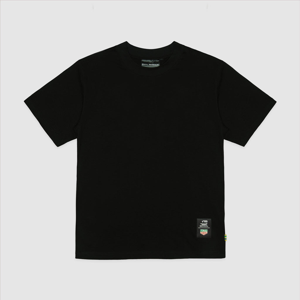 Ayrton Senna F1 x Tag Heuer 88 T-Shirt - White/Black T-shirts Ayrton Senna 