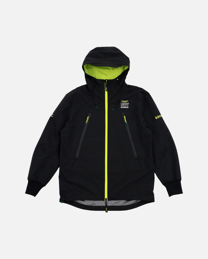 Aston Martin Cognizant F1 Kimoa Fernando Alonso Men's Lifestyle Windbreaker- Black Jackets Aston Martin F1 