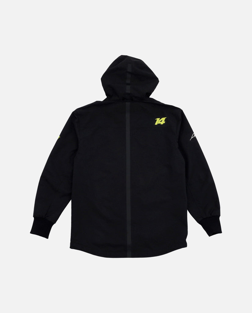 Aston Martin Cognizant F1 Kimoa Fernando Alonso Men's Lifestyle Windbreaker- Black Jackets Aston Martin F1 