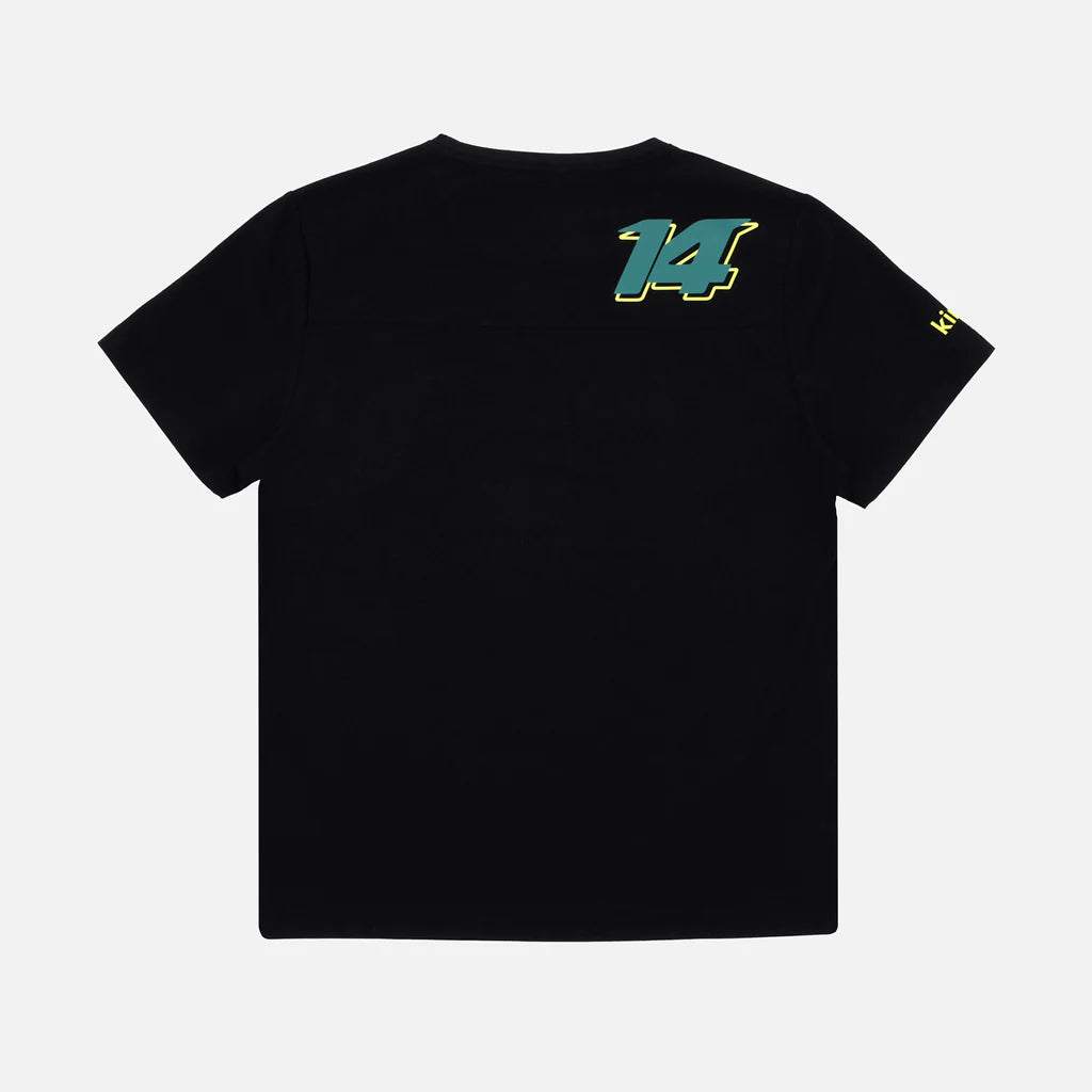 Aston Martin Cognizant F1 Kimoa Fernando Alonso Men's Lifestyle T-Shirt - Black T-shirts Aston Martin F1 
