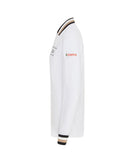 Jaguar Formula E S12 x Reflo Men's Replica Long Sleeve Polo Shirt - White Polos Jaguar Formula E 