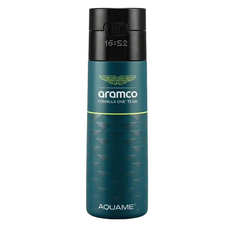 Aston Martin F1 x Aquame Team Smart Water Bottle - Green/Black Drinkware Aston Martin F1 