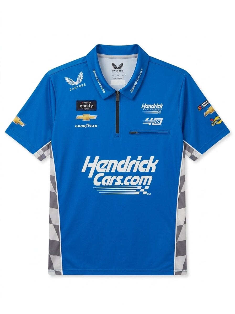 Nascar Hendrick Motorsport Xfinity Series Team Polo Shirt - Blue Polos Hendrick Motorsport 