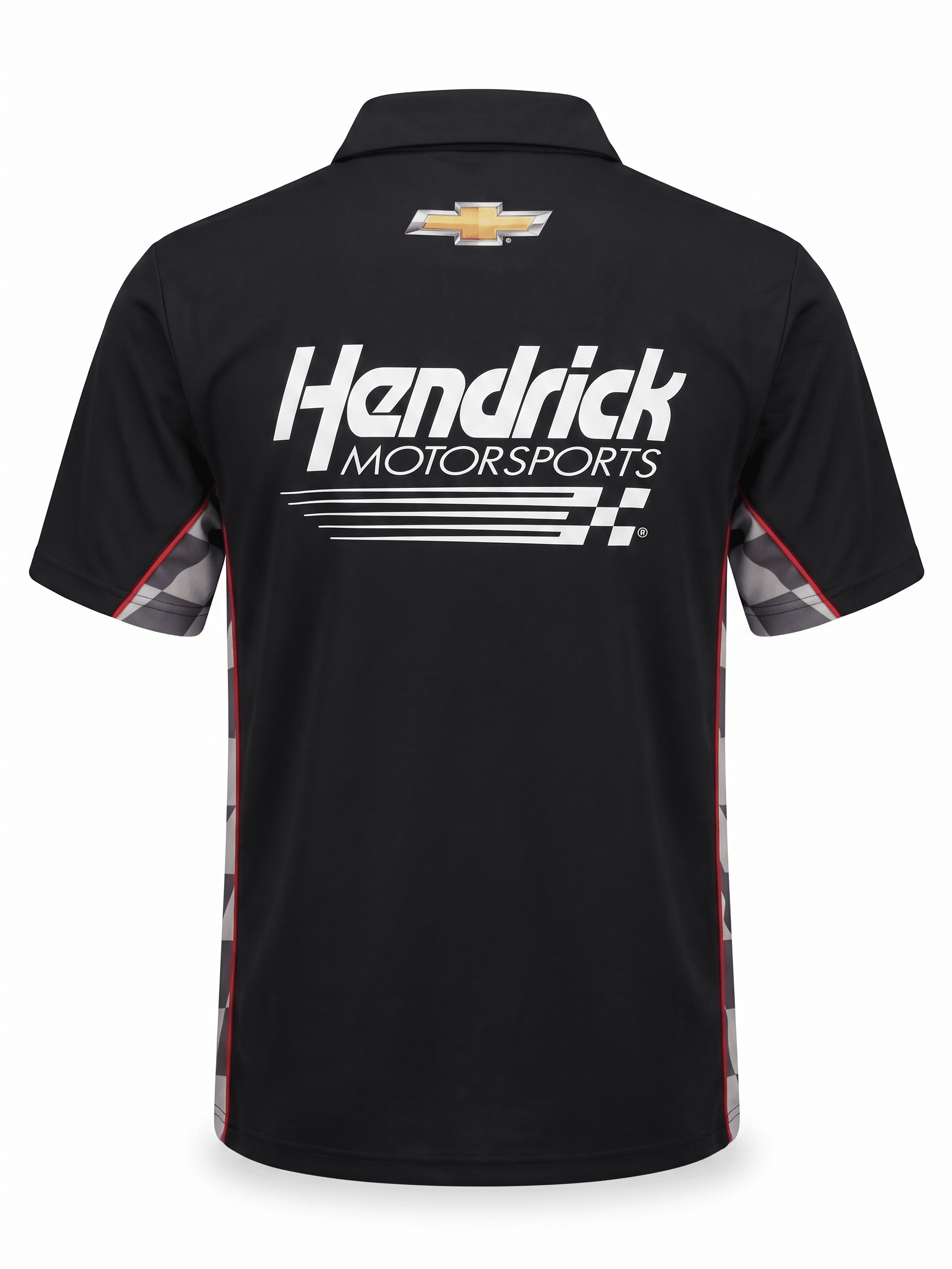 Nascar Hendrick Motorsport Team Kit Polo Shirt - Caviar Black Polos Hendrick Motorsport 