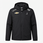Nascar Spire Motorsport Men's Team Winter Jacket - Caviar Black Jackets Spire Motorsports 