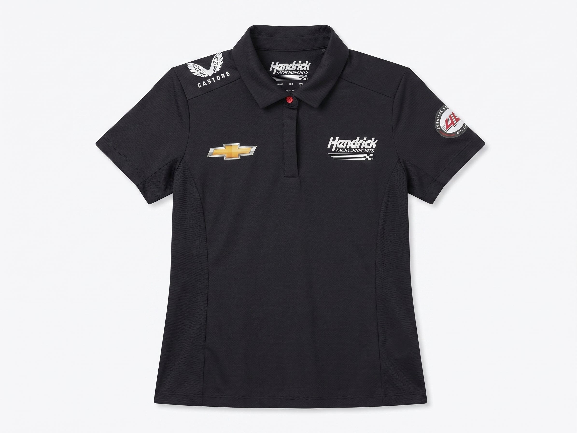 Nascar Hendrick Motorsport Women's Team Polo Shirt - Black Polos Hendrick Motorsport 