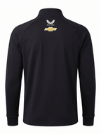 Nascar Hendrick Motorsport Men's Team 1/4 Zip Midlayer - Caviar Black Sweatshirt Hendrick Motorsport 