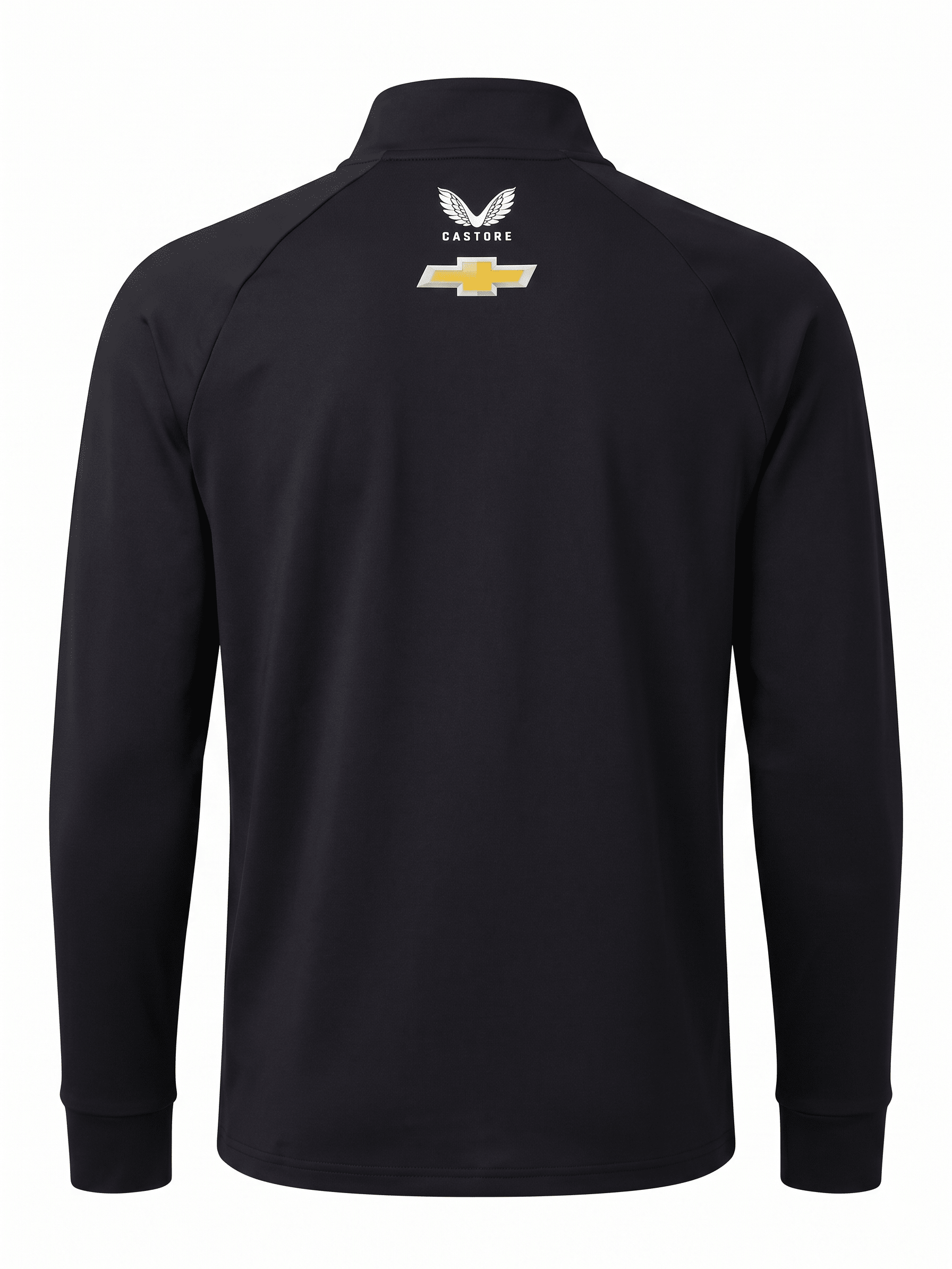 Nascar Hendrick Motorsport Men's Team 1/4 Zip Midlayer - Caviar Black Sweatshirt Hendrick Motorsport 