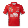 Nascar Hendrick Motorsport Chase Elliot #9 LLumar Polo Shirt - Red Polos Hendrick Motorsport 