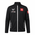 Joe Gibbs Racing Men's Team Rain Jacket - Caviar Black Jackets Joe Gibbs Racing 