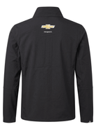 Nascar Spire Motorsport Men's Team Rain Jacket - Caviar Black Jackets Spire Motorsports 