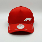 Formula 1 Tech Collection F1 Kids Large Logo Baseball Hat- Black/Red Hats Formula 1 Red 