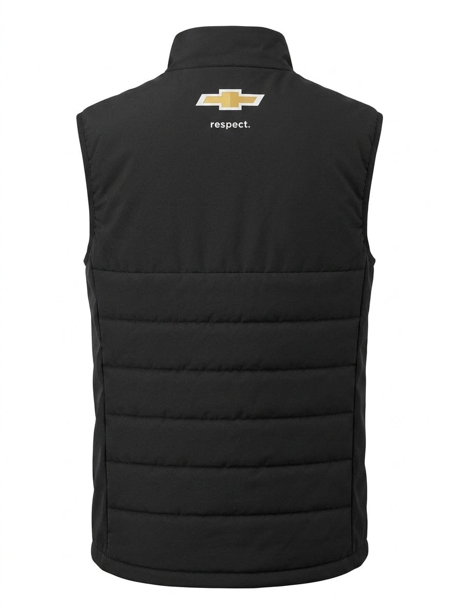 Nascar Spire Motorsport Men's Team Vest - Caviar Black Vest Spire Motorsports 