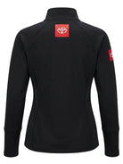 Joe Gibbs Racing Women's 1/4 Zip Midlayer - Caviar Black Sweatshirt Joe Gibbs Racing 