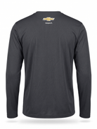 Nascar Spire Motorsport Men's Team Long Sleeve Performance T-Shirt - Caviar Black T-shirts Spire Motorsports 