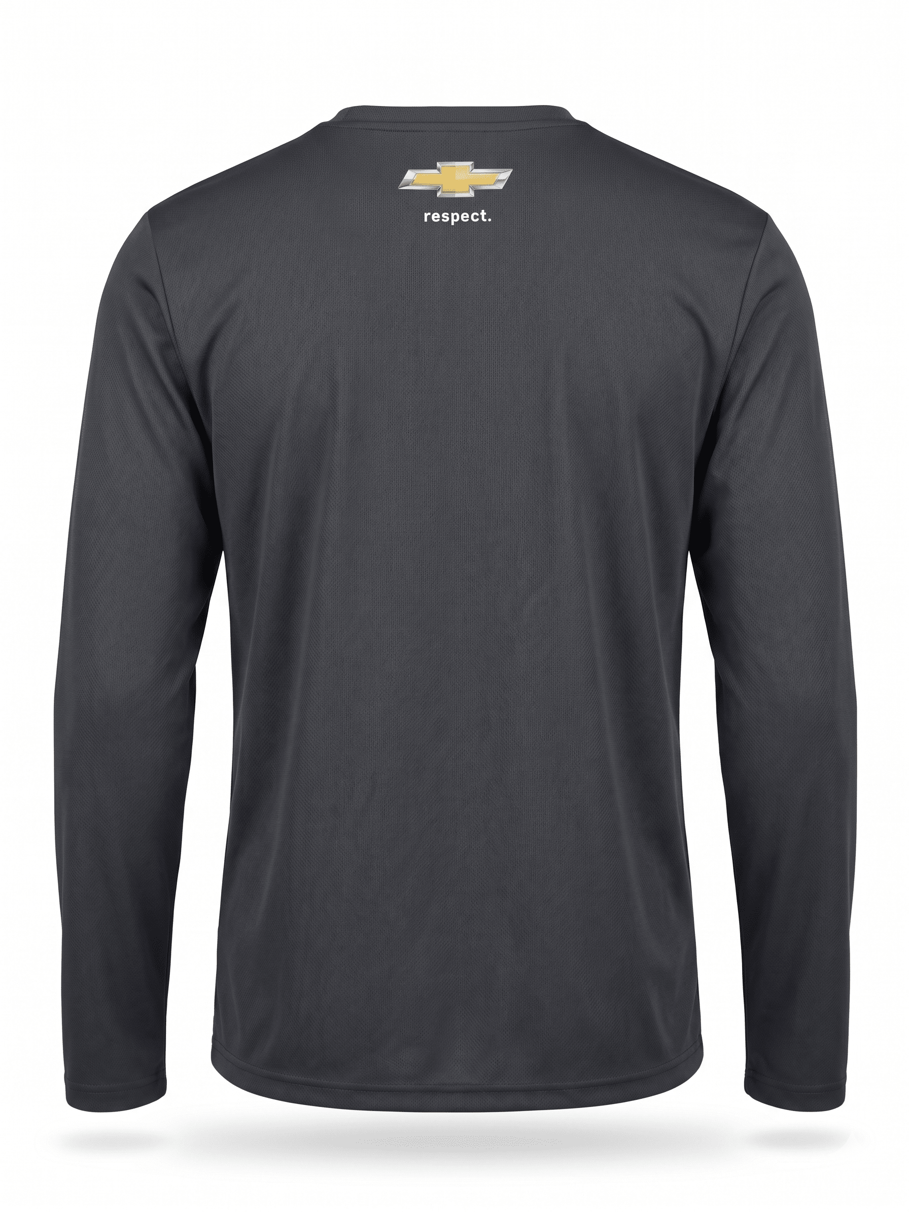 Nascar Spire Motorsport Men's Team Long Sleeve Performance T-Shirt - Caviar Black T-shirts Spire Motorsports 