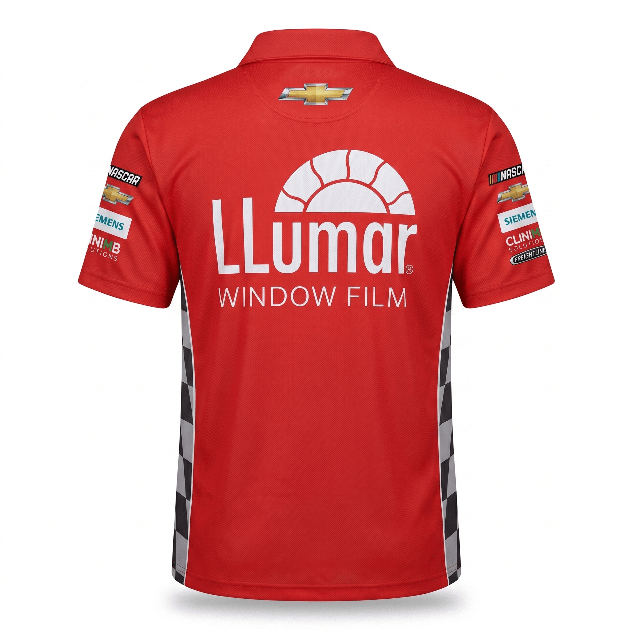 Nascar Hendrick Motorsport Chase Elliot #9 LLumar Polo Shirt - Red Polos Hendrick Motorsport 