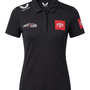 Joe Gibbs Racing Women's Executive Polo Shirt - Caviar Black Polos Joe Gibbs Racing 