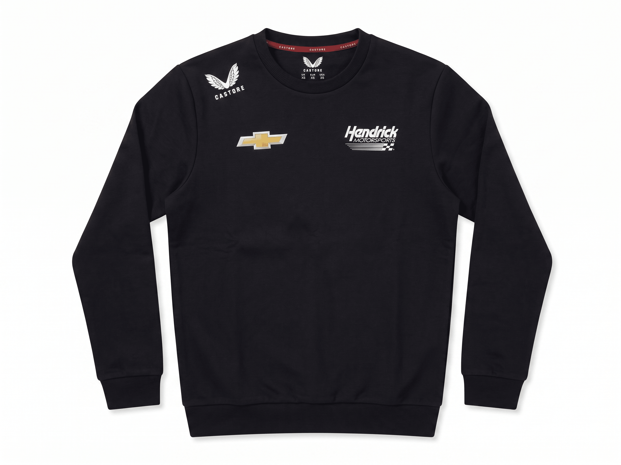 Nascar Hendrick Motorsport Men's Team Crewneck Sweatshirt - Caviar Black Sweatshirt Hendrick Motorsport 