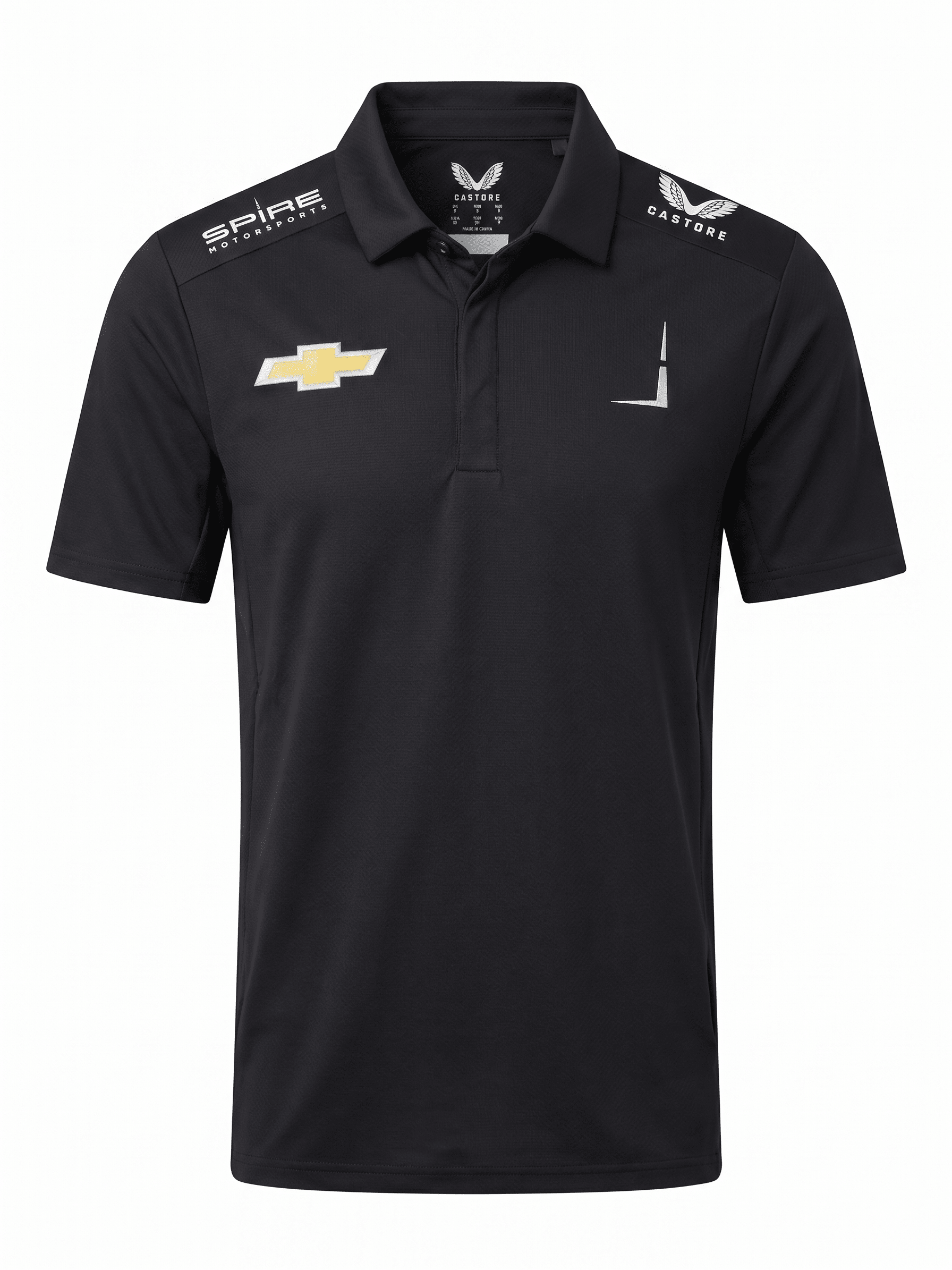 Nascar Spire Motorsports Men's Team Polo - Caviar Black – CMC