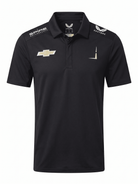 Nascar Spire Motorsports Men's Team Polo Shirt - Caviar Black Polos Nascar 