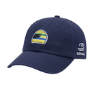 Ayrton Senna F1 Helmet Washed Hat - Navy Hats Ayrton Senna 