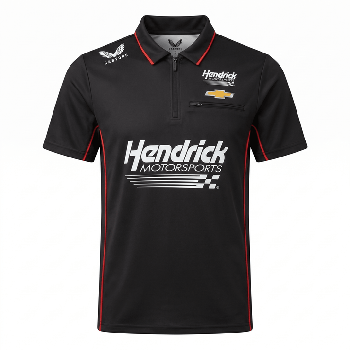 NASCAR Hendrick Motorsport Polo Shirt - Black Polos Hendrick Motorsport 