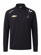 Nascar Spire Motorsport Men's Team 1/4 Zip Pullover - Caviar Black Sweatshirt Spire Motorsports 