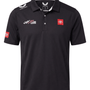 Joe Gibbs Racing Men's Team Polo Shirt - Caviar Black Polos Joe Gibbs Racing 