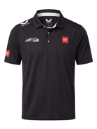 Joe Gibbs Racing Men's Team Polo Shirt - Caviar Black Polos Joe Gibbs Racing 