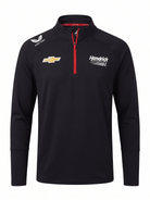 Nascar Hendrick Motorsport Men's Team 1/4 Zip Midlayer - Caviar Black Sweatshirt Hendrick Motorsport 