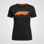 Formula 1 Tech Collection F1 Women's Logo T-Shirt - Black/White T-shirts Formula 1 XS Black 