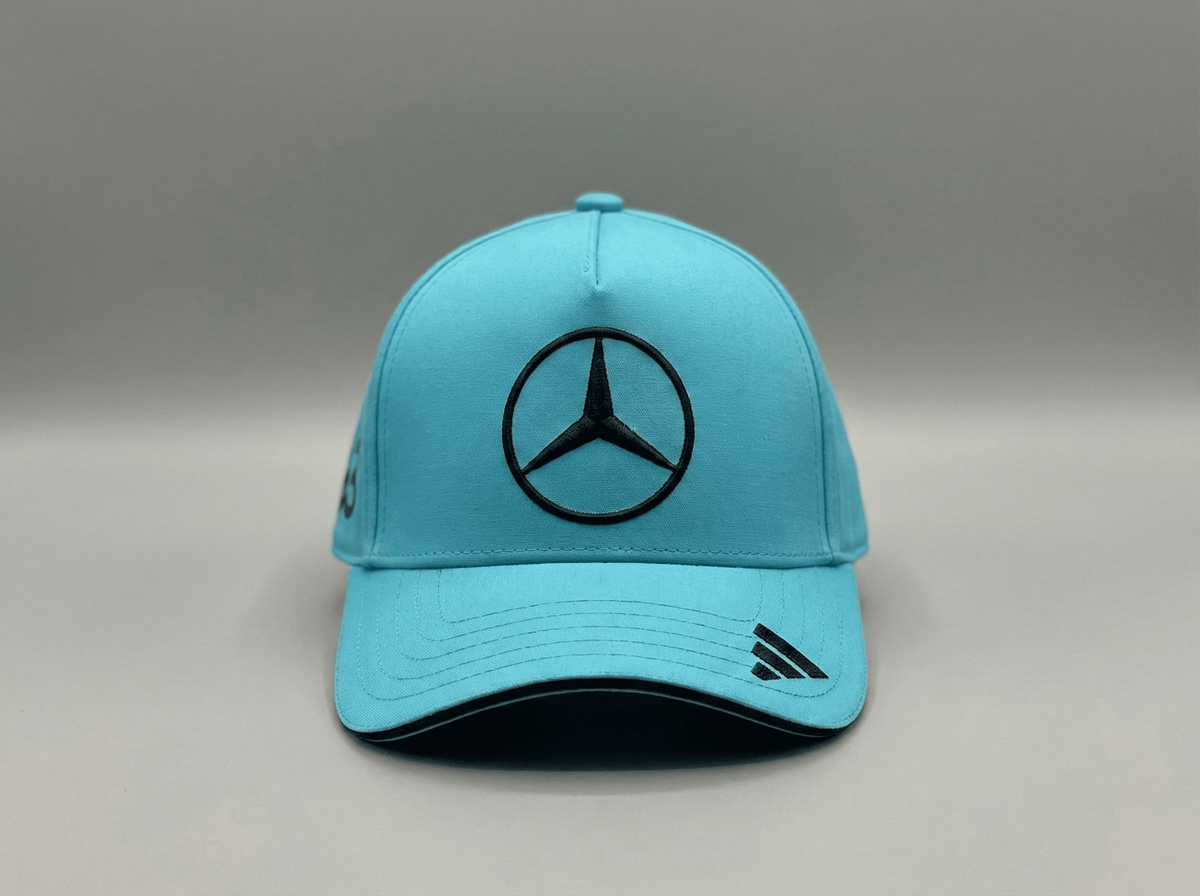 Mercedes - AMG Petronas Formula One 2026 George Russell Team Hat - Light Blue Hats Mercedes AMG Petronas 