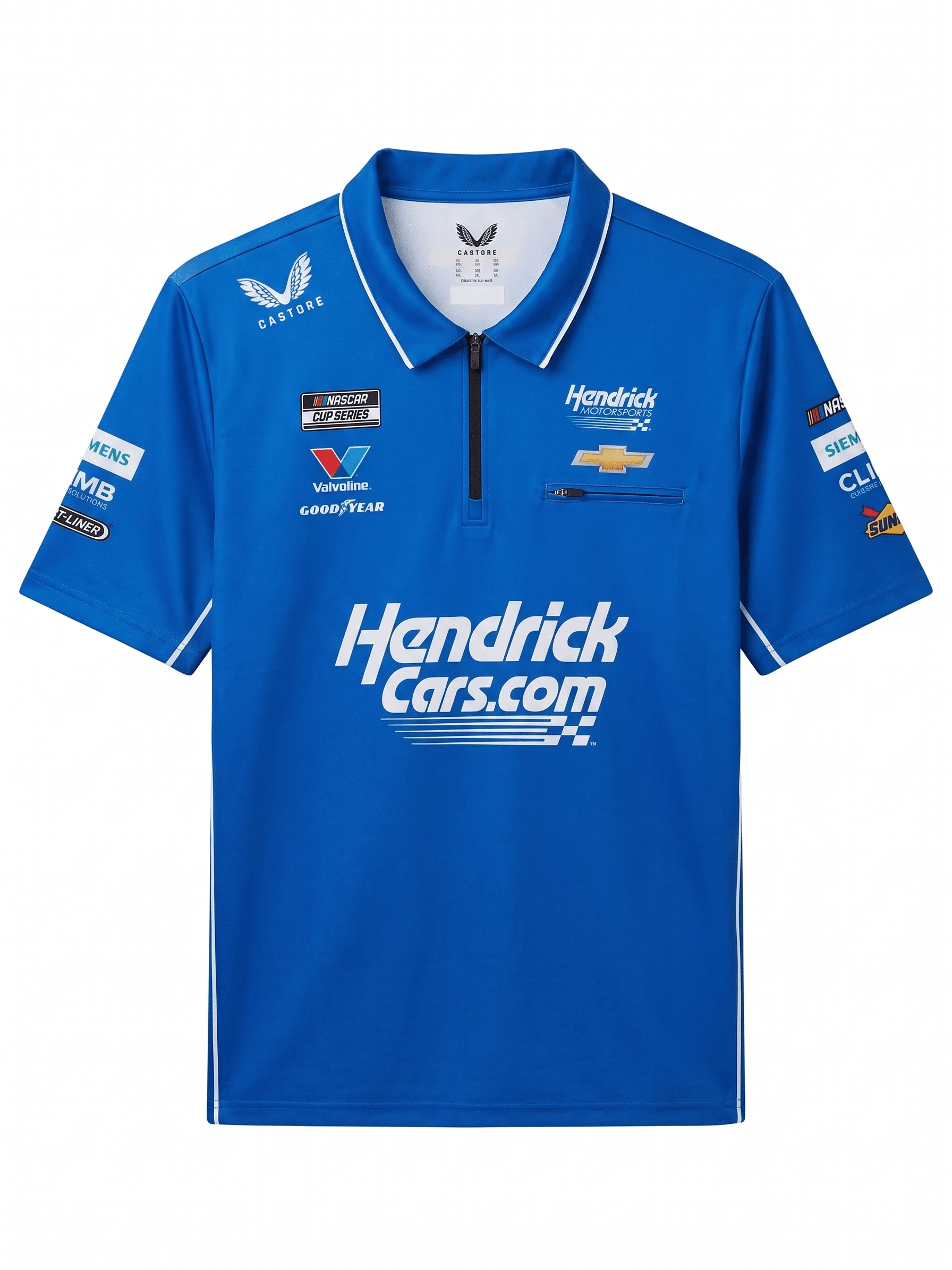 NASCAR Hendrick Motorsport Kyle Larson Team Polo Shirt - Blue Polos Hendrick Motorsport 