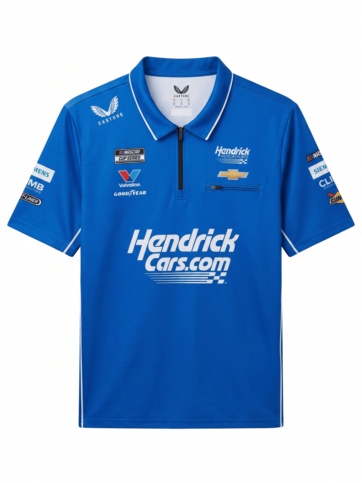 NASCAR Hendrick Motorsport Kyle Larson Team Polo Shirt - Blue Polos Hendrick Motorsport 