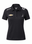 Nascar Spire Motorsport Women's Team Polo Shirt - Caviar Black Polos Spire Motorsports 