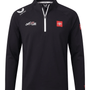 Joe Gibbs Racing Men's Team 1/4 Zip Pullover - Caviar Black Sweatshirt Joe Gibbs Racing 