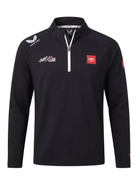 Joe Gibbs Racing Men's Team 1/4 Zip Pullover - Caviar Black Sweatshirt Joe Gibbs Racing 
