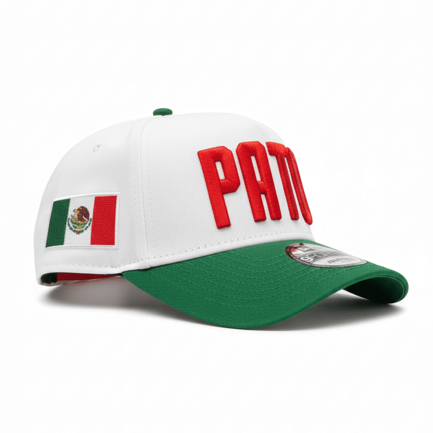 McLaren Racing Indy Pato O'Ward SE Mexico New Era 9Forty Hat - White Hats McLaren Indy 