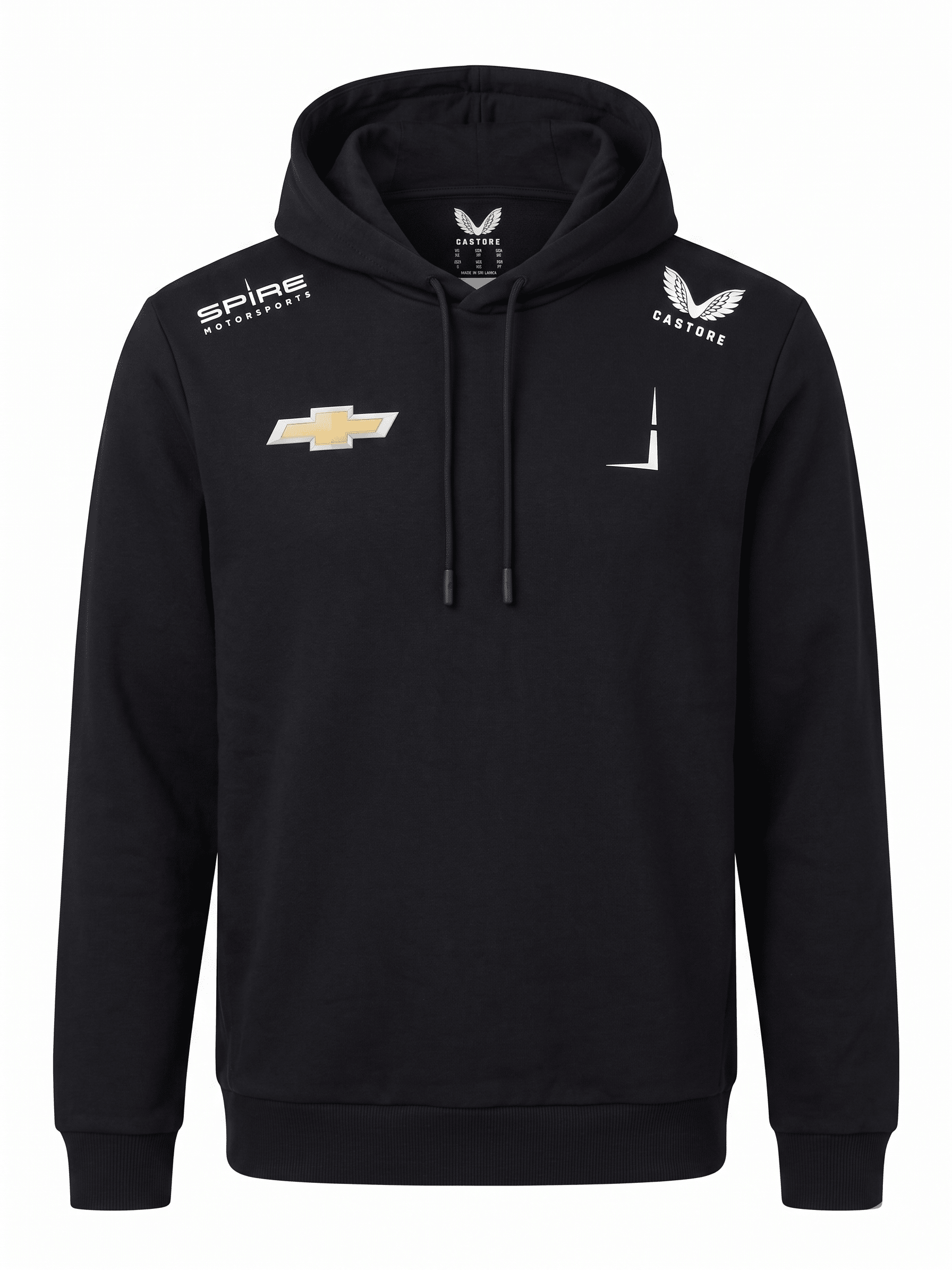 Nascar Spire Motorsport Men's Team Hoodie - Caviar Black Hoodies Spire Motorsports 