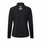 NASCAR Hendrick Motorsport Women's Team 1/4 Zip Sweatshirt - Caviar Black Sweatshirt Hendrick Motorsport 