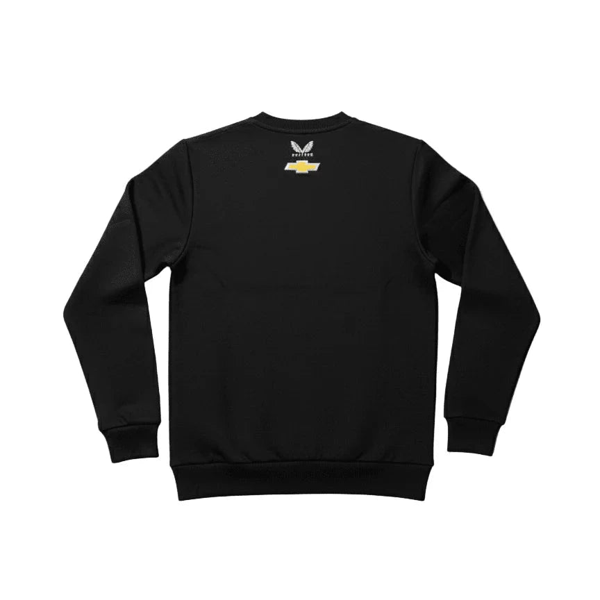 Nascar Hendrick Motorsport Team Brushback Crew Neck Sweatshirt - Black Sweatshirt Hendrick Motorsport 